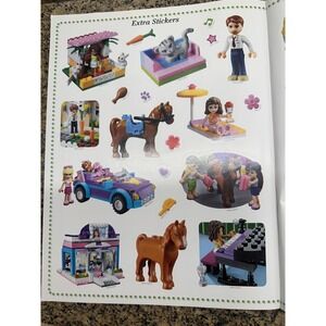 2013 LEGO Friends Activity Sticker Sheets Lot Of 18 Pages Unisex‎ Sticker Book